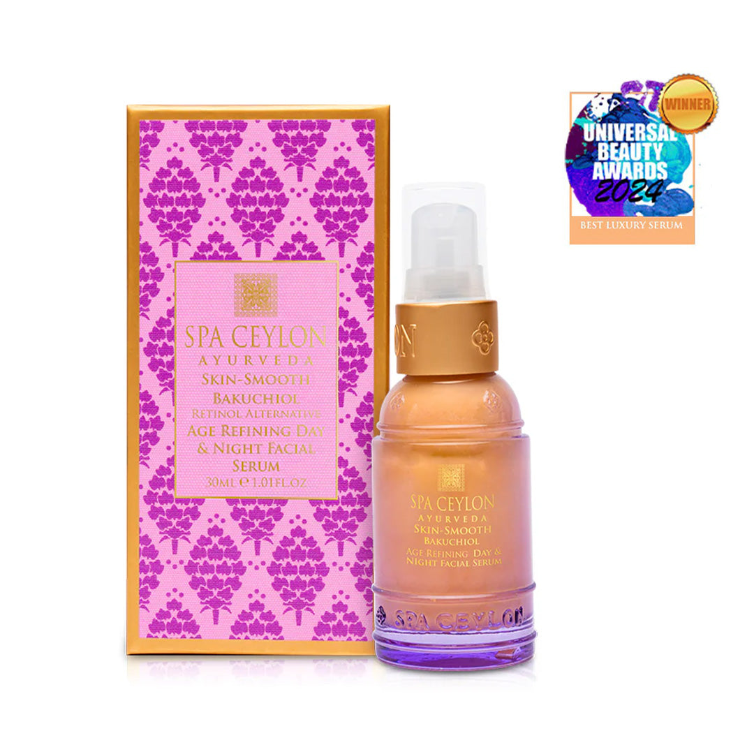 Skin Smooth Bakuchiol - Retinol Alternative Age Refining Day & Night Facial Serum 30ml