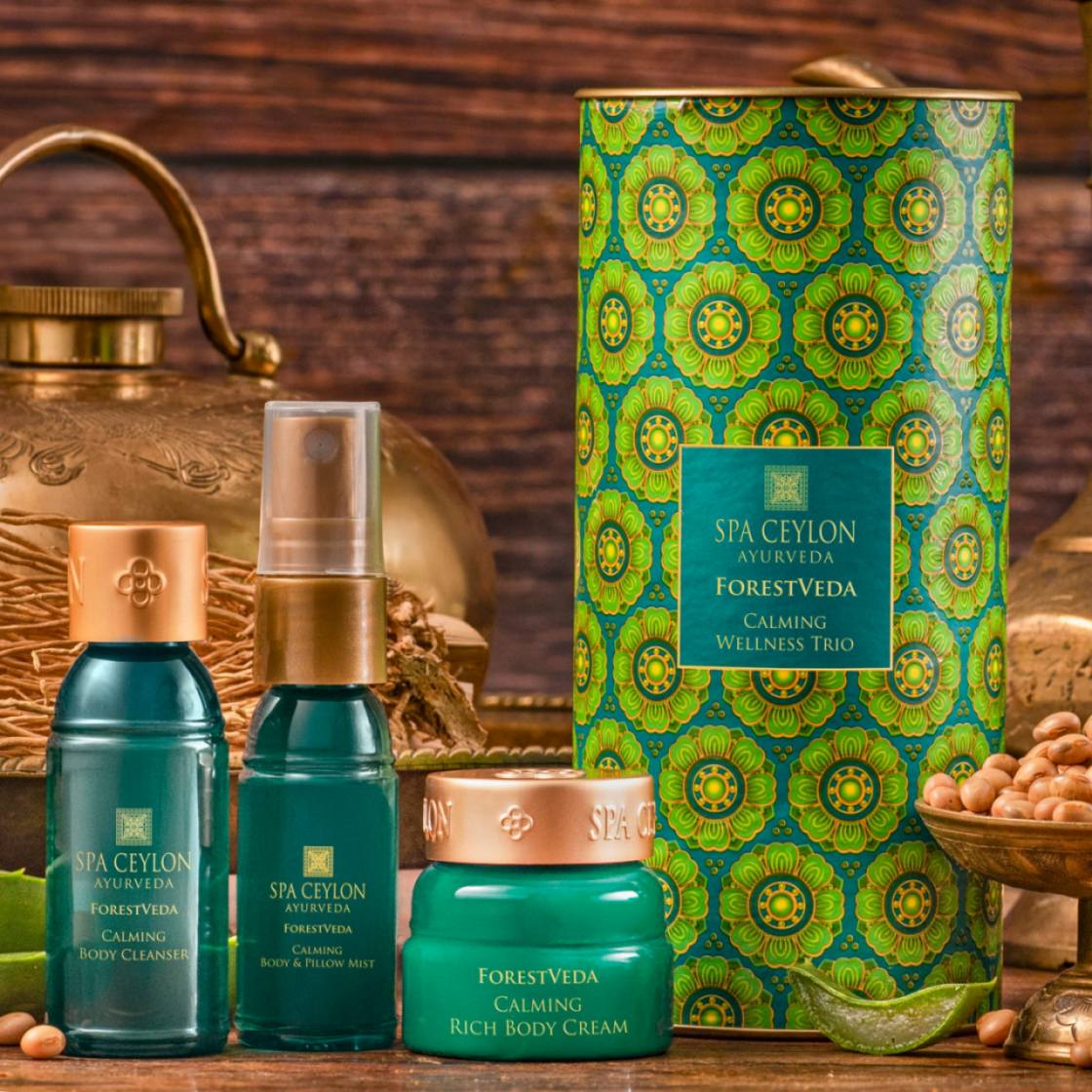 Forestveda Calming Wellness Trio | Stress Relief Body Set