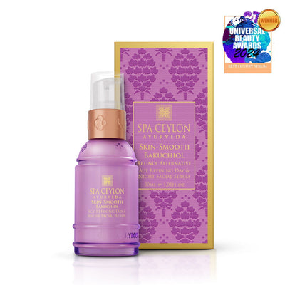 Skin Smooth Bakuchiol - Retinol Alternative Age Refining Day & Night Facial Serum 30ml