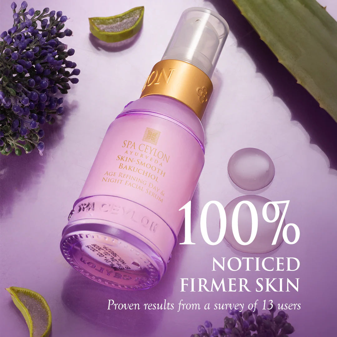 Skin Smooth Bakuchiol - Retinol Alternative Age Refining Day & Night Facial Serum 30ml
