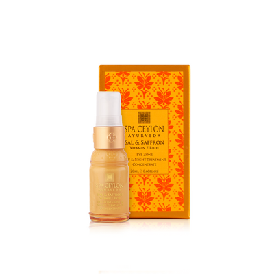 Sal & Saffron - Vitamin E Rich - Eye Zone - Day & Night Treatment Concentrate 20ml